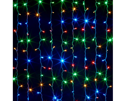Гирлянда Дождь Цветная 1,5*1,5 метра