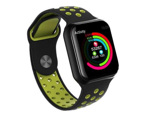 Умные смарт-часы F8 зелёные