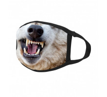 Многоразовая тканевая защитная маска Волчья пасть