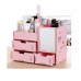 Деревянный органайзер для косметики и аксессуаров с ящиками