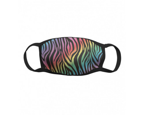 Многоразовая тканевая защитная маска Радужная
