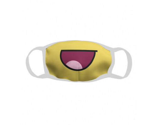 Многоразовая тканевая защитная маска смайл 8