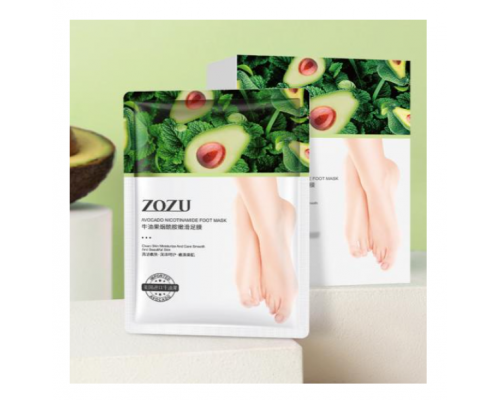 Маска для ног ZOZU AVOCADO NICOTINAMIDE FOOT MASK