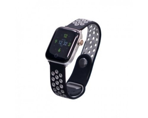 Мультиспортивные смарт часы Z7 чёрные с серым