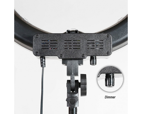 Профессиональная кольцевая лампа RL-18 со съёмной насадкой