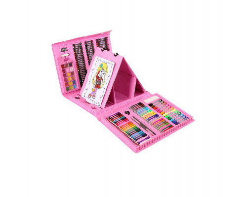 Набор художника 176 предметов с мольбертом для рисования