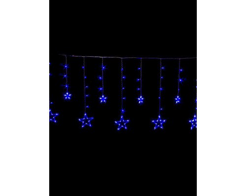 Гирлянда на окно Синие Звезды
