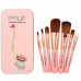 Набор кистей для макияжа Bioaqua розовый