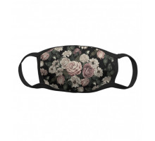 Многоразовая тканевая защитная маска Цветок 10