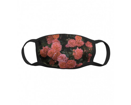 Многоразовая тканевая защитная маска Букет