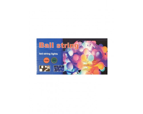 Гирлянда на ёлку ленточная Шары Ball String 10м
