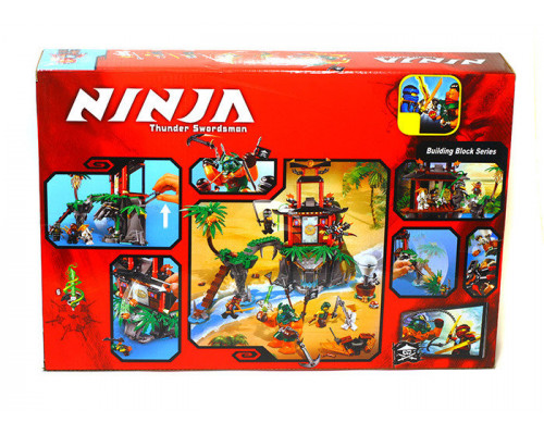 Конструктор Ниндзя Остров тигриных вдов 448 деталей