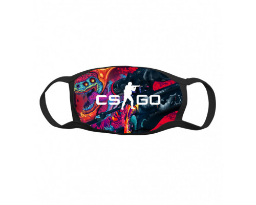 Многоразовая тканевая защитная маска Counter-Strike