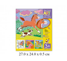 Трафареты Быстроногие лошадки 3 пластиковые основы Айрис-пресс