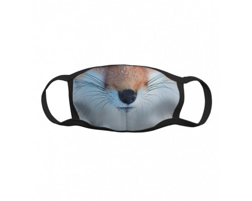 Многоразовая тканевая защитная маска Лиса