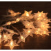 Ёлочная гирлянда Звёзды 4 м тёплый белый