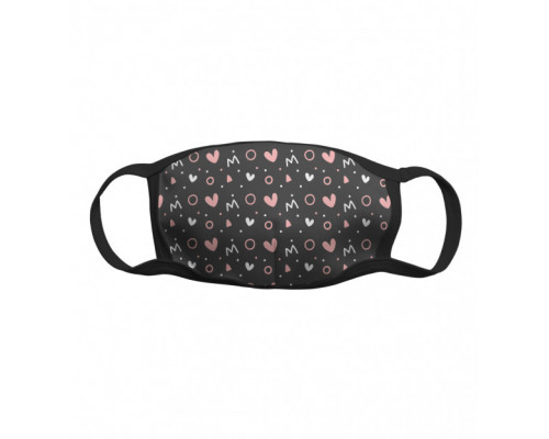 Многоразовая тканевая защитная маска Любовь