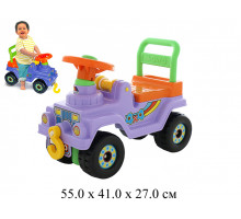 Толокар джип 4х4 сиреневый Полесье