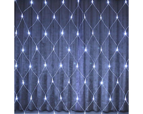 Светодиодная гирлянда Сетка Белая 1,5*1,5 м 160 ламп