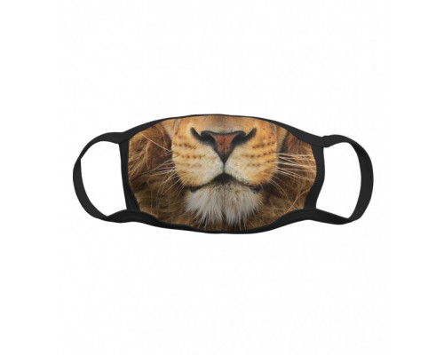Многоразовая тканевая защитная маска Царь зверей