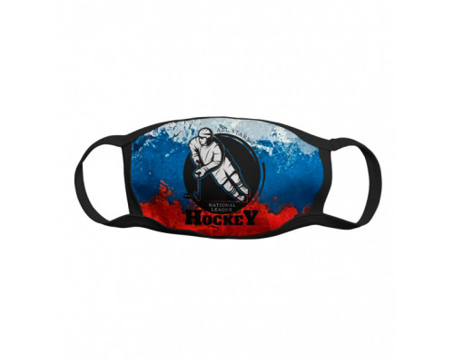 Многоразовая тканевая защитная маска Хоккей 2