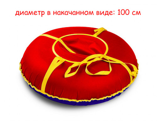 Ватрушка Тюбинг Сноу Oxford красный с камерой Иглу 100 см