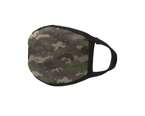 Многоразовая тканевая защитная маска Камуфляж 9