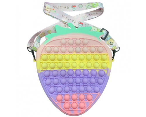 Детская сумка Поп Ит Клубника