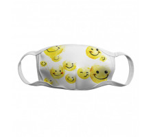 Многоразовая тканевая защитная маска Смайлики