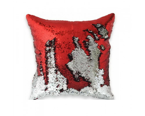 Квадратная подушка антистресс с двусторонними пайетками