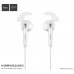 Проводные наушники HOCO M6 sport, Jack 3.5mm, 1.2 м, Белый, контроллер с микрофоном