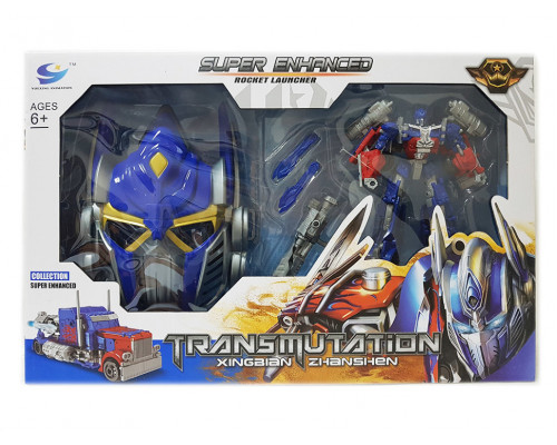 Трансформер Оптимус Прайм и маска Transmutation Optimus Prime