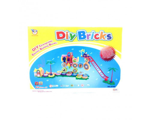 Конструктор шестерёнки Diy Bricks No.9705 83 детали