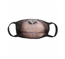 Многоразовая тканевая защитная маска Обезьяна