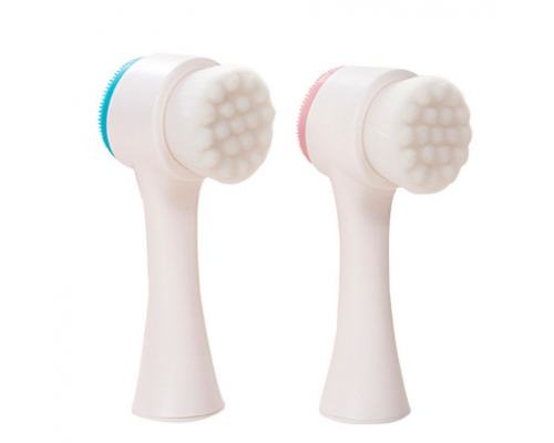 Двусторонняя щёточка для чистки лица