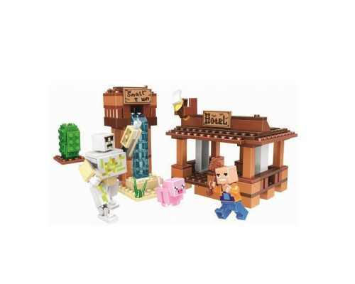 Конструктор Майнкрафт Мини Отель 203 детали