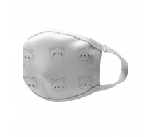 Многоразовая тканевая защитная маска Мишки