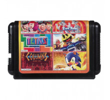 Картридж 16 bit для Sega Mega Drivi 6 в 1