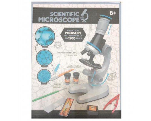 Детский настольный микроскоп с набором для исследований Scientific Microscope