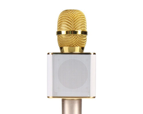 Беспроводной караоке микрофон с колонкой Q7