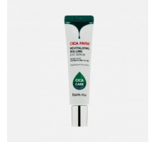 Восстанавливающая сыворотка для кожи вокруг глаз с центеллой азиатской Cica Care Farm Revitalizing Rolling Eye Serum FarmStay