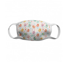 Многоразовая тканевая защитная маска Птенцы