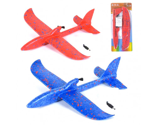 Метательный самолёт планер с электромотором