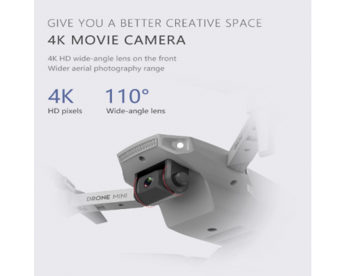 Мини-Квадрокоптер E88 складной