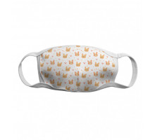 Многоразовая тканевая защитная маска Собачки