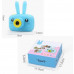 Детский цифровой фотоаппарат Zoo Kids Зайчик голубой